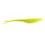 Berkley Gulp! Jerk Shad Saltwater Fishing Soft Bait, Chartreuse, 6in