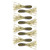 BAITFUEL Tubes Infused with Supercharged X55 Formula Gel: Fish Scent Technology with Powerful Attractants | 2.5-Inch, Dark Melon Gold Purple (PN: X74568)