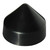 Dock Edge + PVC Cone Head Piling Cap, Black, 9-Inch
