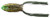 Booyah Poppin' Pad Crasher Topwater Bass Fishing Hollow Body Frog Lure with Weedless Hooks, Bullfrog, One Size