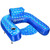 SWIMLINE SOLSTICE Extra-Large Fabric Covered U-Seat Pool Float U-Seat Lounger Raft For Adults & Kids I Comfortable Sling Seat, Back Rest, Cup Holder, & Quick-Dry Cover For Adult Or Kid Floating