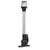 Attwood 7201-P-7 Incandescent Fold Down Anchor/Masthead Navigation Light, Black Base, 12-Inch