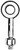 Chicago Hardware Eye Bolt Galvanized 1/2 x 10