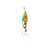 Clam Corporation 110853 Panfish Leech Flutter Spoon, 1/32oz, Size 14, Perch