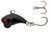 Z-Viber Micro - Ultra Light and Ice Fishing Lure - Mini Lipless Crankbait - 1/16oz Rattle Bait (0.6") (Onyx)