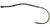 Mustad Super Death1X Strong Soft Plastics, Forged - 2, Black/Nickel