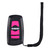 SABRE Compact Stun Gun, Flashlight & Personal Alarm –Rechargeable 3-in-1 Personal Safety Tool w/ Wrist Strap for Quick Access, Pink Stun Gun