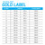 Seaguar Gold Label 100% Fluorocarbon Fishing Line leader, 15lbs, 25yds Break Strength/Length - 15GL25