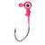 Eagle Claw Ball Head W/Pro-V Hook 1/16 Oz, Pink, One Size (PFPV116-13)