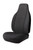 Fia TRS47-71 Black Custom Fit Front Seat Cover Bucket Seats - Saddle Blanket (Solid Black)
