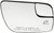 Dorman 57109 Passenger Side Door Mirror Glass Compatible with Select Ford Models