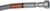 Dorman 819-002 Front Flexible Stainless Steel Braided Fuel Line Compatible with Select Chevrolet/GMC Models (OE FIX)