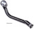 Dorman TO60161 Front Driver Side Outer Steering Tie Rod End Compatible with Select Hyundai/Kia Models