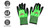 SMITH'S MR. Crappie 51367 Slab SLANGER Cut-Resistant Gloves Green