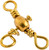 Danielson Brass Crossline Swivels Sz1/0 Fishing Equipment