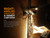 Fenix Flashlights, LD Series LED Flashlight, Model 15R, Right Angled Rechargeable, 500 Lumens, Black