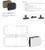 US PeaceKeeper Products P26108 Handgun Case (Black)
