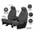 Covercraft Carhartt SeatSaver Custom Seat Covers | SSC8445CAGY | 2nd Row 60/40 Bench Seat | Compatible with Select Ford F-150 Models, Gravel