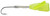 Pro-Troll Fishing Products Big Fin E-Rotary Salmon Kille, Chartreuse
