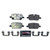 Power Stop Rear Z36-2303 Carbon-Fiber Ceramic Brake Pads Z36 Truck and Tow For Enclave, Cadillac CT4, Cadillac CT5, Cadillac XT5, Cadillac XT6, Blazer, Traverse, Acadia [Model Specific]