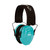 WALKER'S Razor Compact Passive Youth & Women's Noise-Blocking Hunting Gun Range Shooting Hearing Protection Muff, Comfort Headband w/Metal Wire Frame, Teal