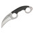 Cold Steel Double Agent Durable Lightweight Japanese AUS8A Steel Karambit Shape 3" Fixed Blade Tactical Outdoor Hunting Knife, Kray-Ex Handle, Secure-Ex Sheath - Serrated Edge