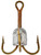 HXSHB8/0 Hook Treble Weighted Sz 2-pk