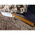 Camillus Sevens 7" Compact Durable Rust&Corrosion-Resistant Clip Point AUS-8 Stainless Steel Everyday Carry Folding Pocket Knife, Coyote Brown