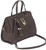 Bulldog Cases BDP-028 Satchel Style Purse with Holster Chocolate Brown (16" X 9.5" X 5.5"), Medium