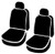 Fia SP88-35 Black Custom Fit Front Seat Cover Bucket Seats - Polyester, (Black)