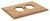 Whitecap 60170 Teak Dual Outlet Cover, Brown