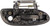 Dorman 80810 Front Driver Side Exterior Door Handle Compatible with Select Nissan Models, Black and Chrome