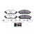 Power Stop Z36-1548 Front Z36 Truck and Tow Carbon-Fiber Ceramic Brake Pad For Chevrolet City Express, Nissan Frontier, Nissan LEAF, Nissan NV200 [Model Specific]