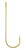 SouthBend Size 8 Aberdeen Fishing Hooks