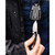 Kershaw Brace Drop Point Pocket Knife, 2-in. Blade, Molded Neck Sheath, Fixed Blade (2085) , Black