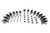 COMP Cams 1412-16 Magnum Roller 1.52 Ratio Rocker Arm Set for Chevrolet SBC w/ 3/8" Stud