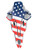 Do-All Outdoors ABAM5 Outdoors American Iron Buck Antler Mount, Red/White/Blue, 15.75" x 8.1" x 2.6", Red/White/Blue, 15.75" X 8.1" X 2.6"
