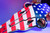 Do-All Outdoors ABAM5 Outdoors American Iron Buck Antler Mount, Red/White/Blue, 15.75" x 8.1" x 2.6", Red/White/Blue, 15.75" X 8.1" X 2.6"
