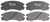 Raybestos PGD579C Professional Grade Ceramic Disc Brake Pad Set