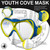 Body Glove Aquatic Cove Mask Snorkel and Fins Set, Large/X-Large, Blue/Citrus