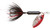 Yakima Bait Wordens 206-TBL Rooster Tail in-Line Spinner, 2", 1/16 oz Tinsel Black