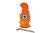 Do All Outdoors Prairie Popper Pop-Up Steel .22 Shooting Target,Orange