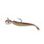Northland Fishing Tackle Impulse Rigged Tungsten Mini Smelt Jig for Ice Fishing Panfish, Woodtick, 1/16 Oz #10 Hook, 5/Card