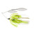 War Eagle Custom Lures WE12SENW45 1/2Se Double Willow Nickle Frame Artificial Fishing Bait, White Cha Pearl