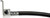 Dorman H620188 Rear Center Brake Hydraulic Hose Compatible with Select Jeep Models