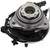 Dorman 951-837 Front Wheel Bearing and Hub Assembly Compatible with Select Ford / Mazda Models