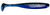 Keitech ES4428 Artificial Fishing Bait, Black Blue, 5"