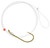 South Bend Snelled Aberdeen Gold Hooks - #4