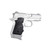 Hogue Kimber Micro 9 Ambi Rubber MonoGrip with Finger Grooves, Black - 39080