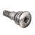 Attwood 66547-3 Stainless Steel Straight Thru-Hull Valve Fitting, Barbed, Standard Length, for 3/4-Inch Interior Diameter Hose
